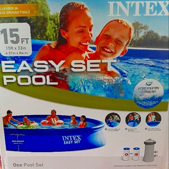 Brand New 15ft x 33in INTEX EASY SET POOL